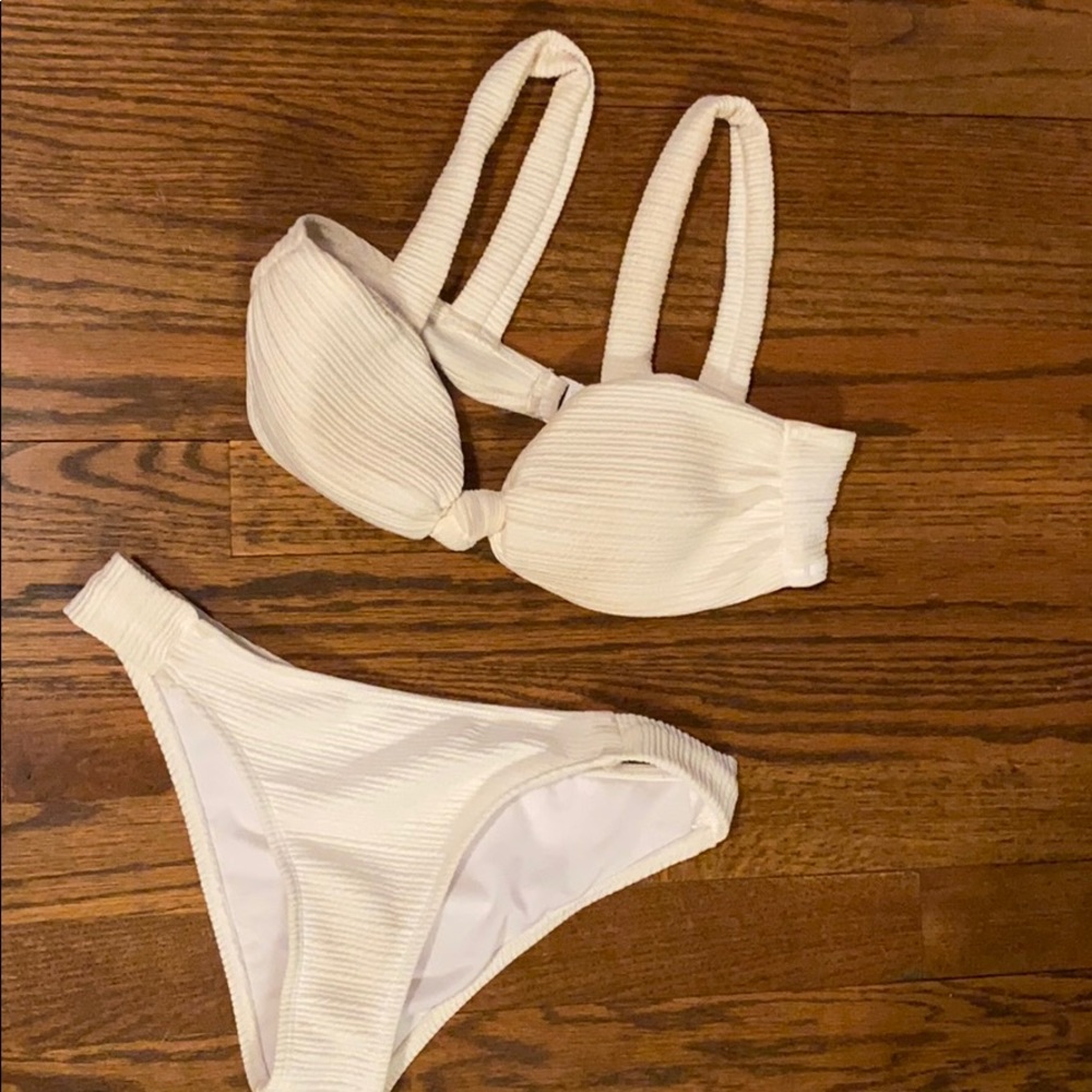 White motel bikini